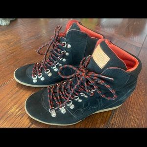 NWB Coach Noelle Wedge Sneaker 8